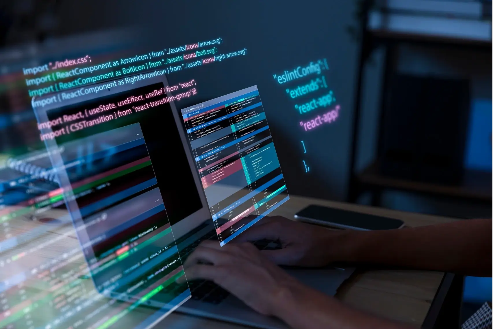 Hombre gestionando tareas en su computadora