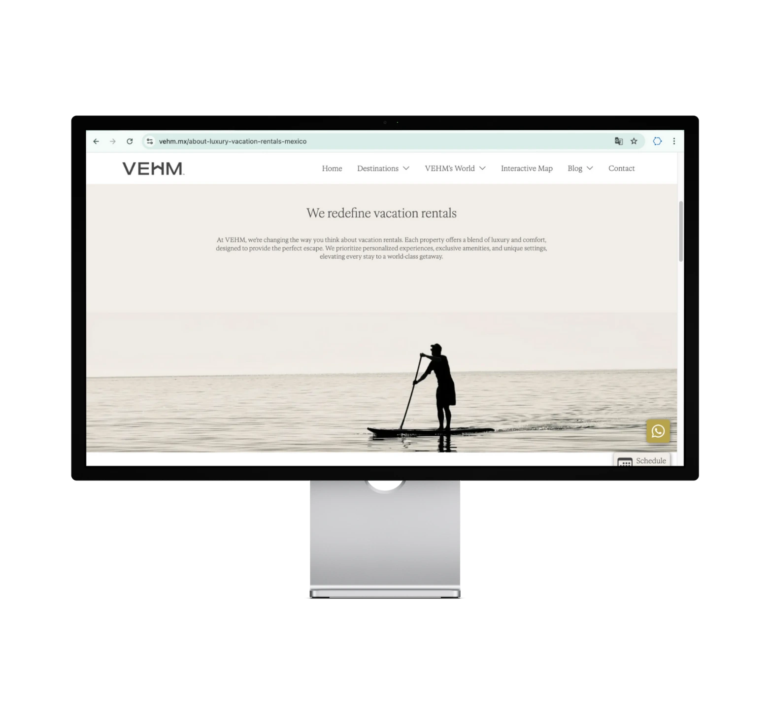 Computadora con diseños web
